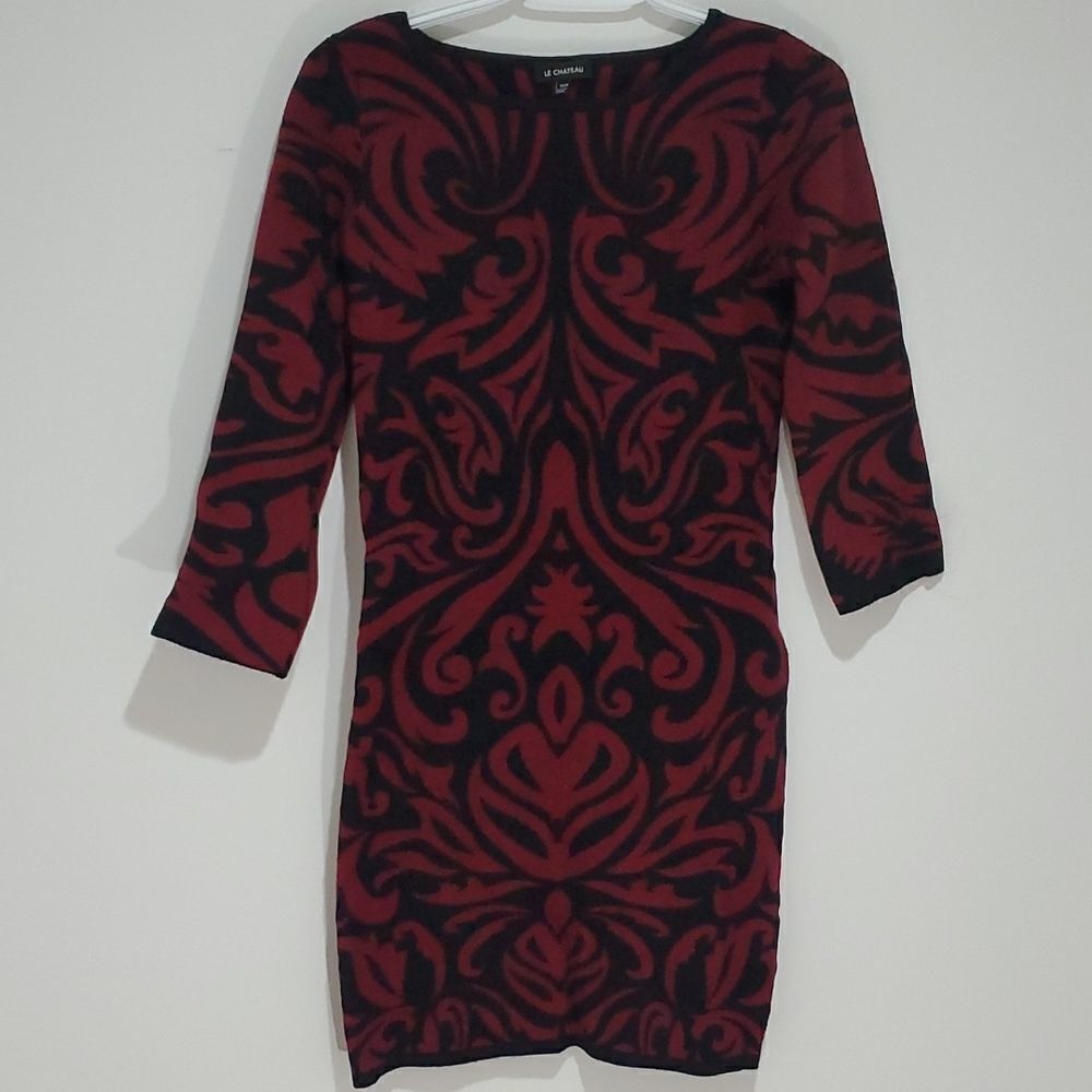 LE chateau medium long sleeve dress